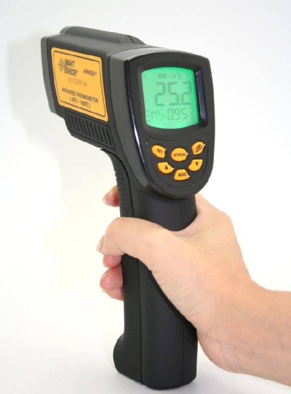 Infrared Thermometer Industrial 1000C - مسدس قياس الحرارة بالأشعة تحت الحمراء