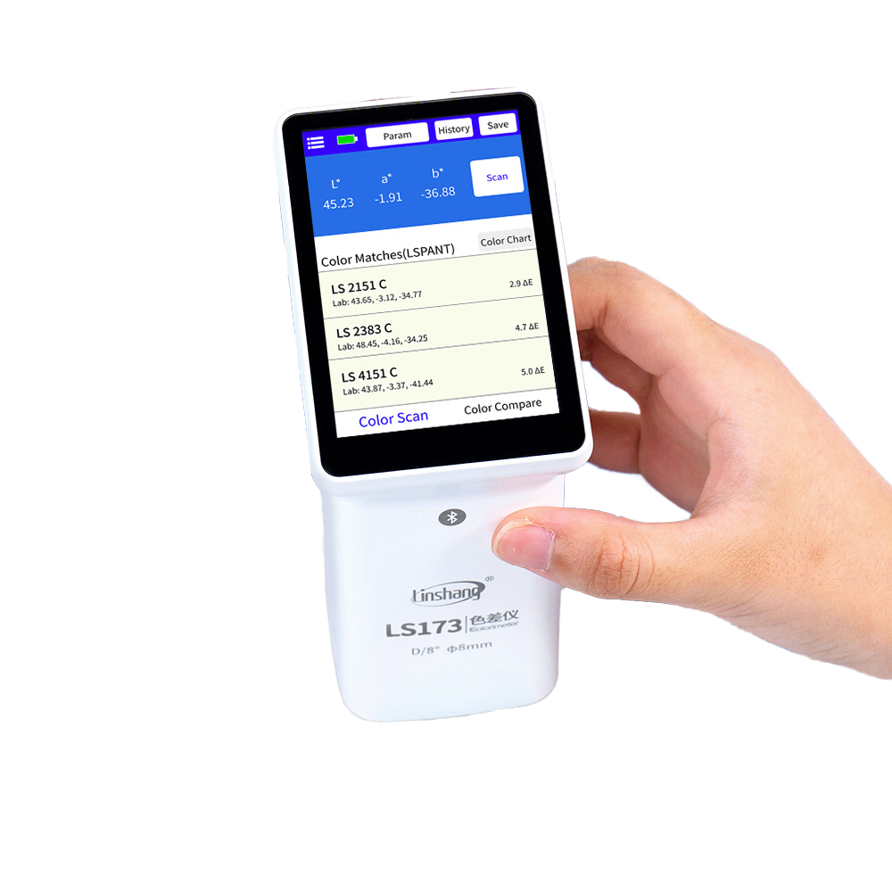 Colorimeter Paint Color Meter - جهاز قياس الألوان الرقمي المحمول LS173