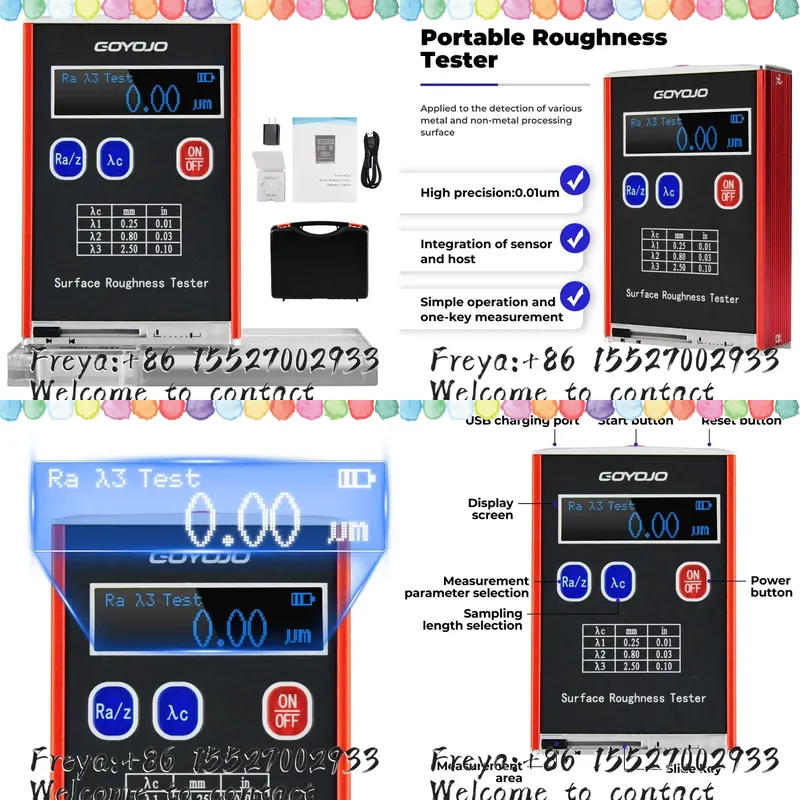 Surface Profilometer Roughness - جهاز قياس خشونة السطح عالي الدقة