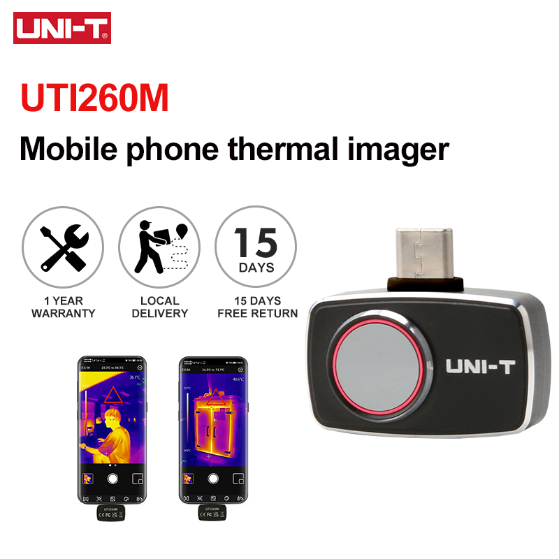 Thermal Camera Pcb 256X192 - UNI-T كاميرا حرارية للهاتف UTI260M UTI256M
