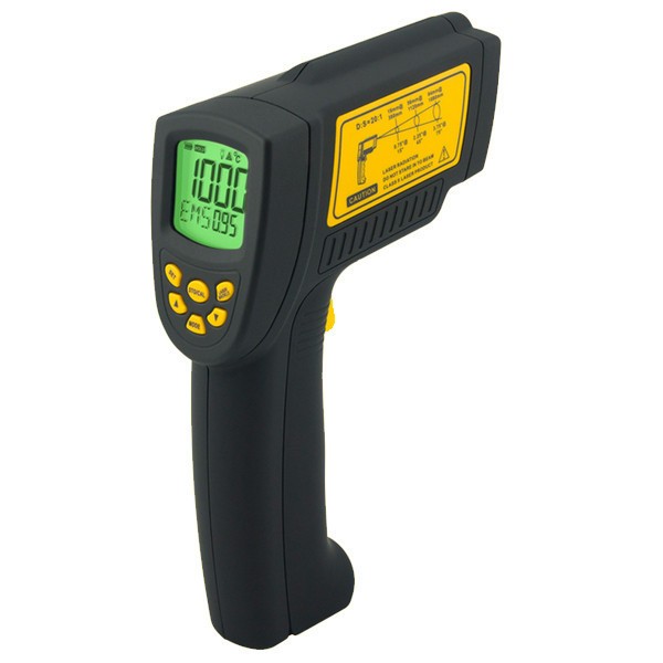 مسدس قياس الحرارة بالأشعة تحت  - مراجعة Infrared Thermometer Industrial 1000C وسعره