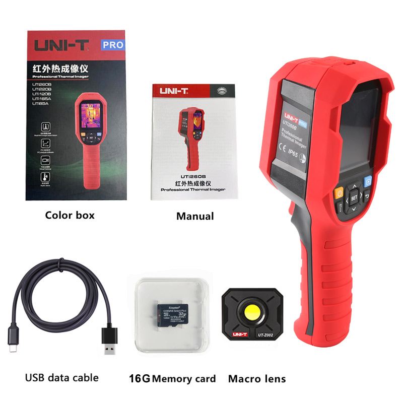 كاميرا حرارية احترافية UNI-T U - مراجعة Thermal Camera Pcb 256X192 وسعره