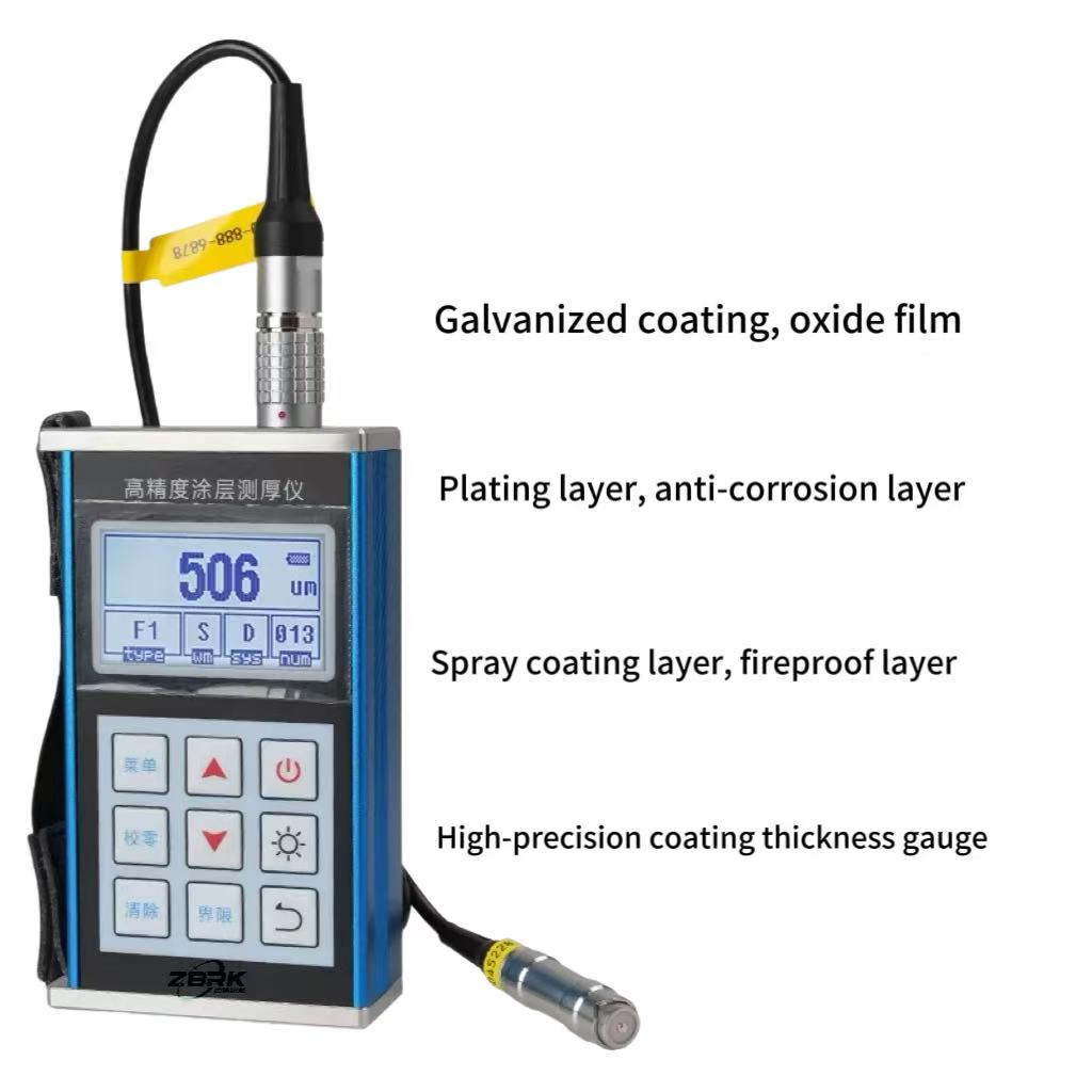 جهاز قياس سماكة الطلاء المحمول - مراجعة Coating Thickness Gauge Magnetic Eddy وسعره
