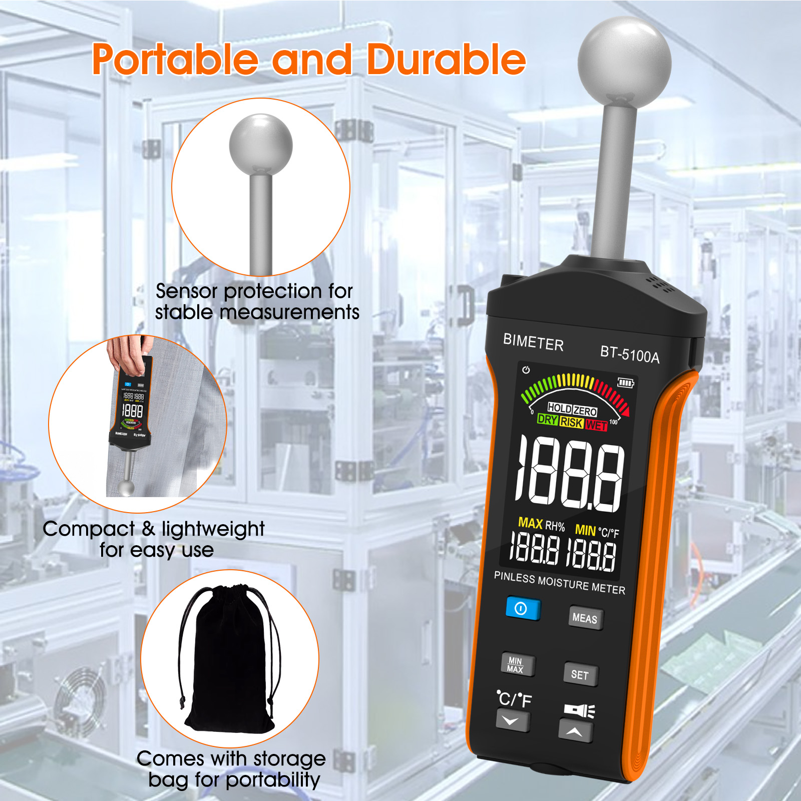 جهاز قياس الرطوبة بدون أسنان،  - مراجعة Moisture Meter Concrete Digital وسعره