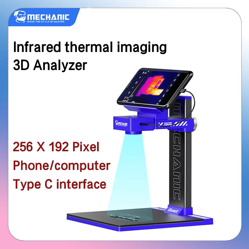محلل التصوير الحراري ثلاثي الأ - مراجعة Thermal Camera Pcb 256X192 وسعره