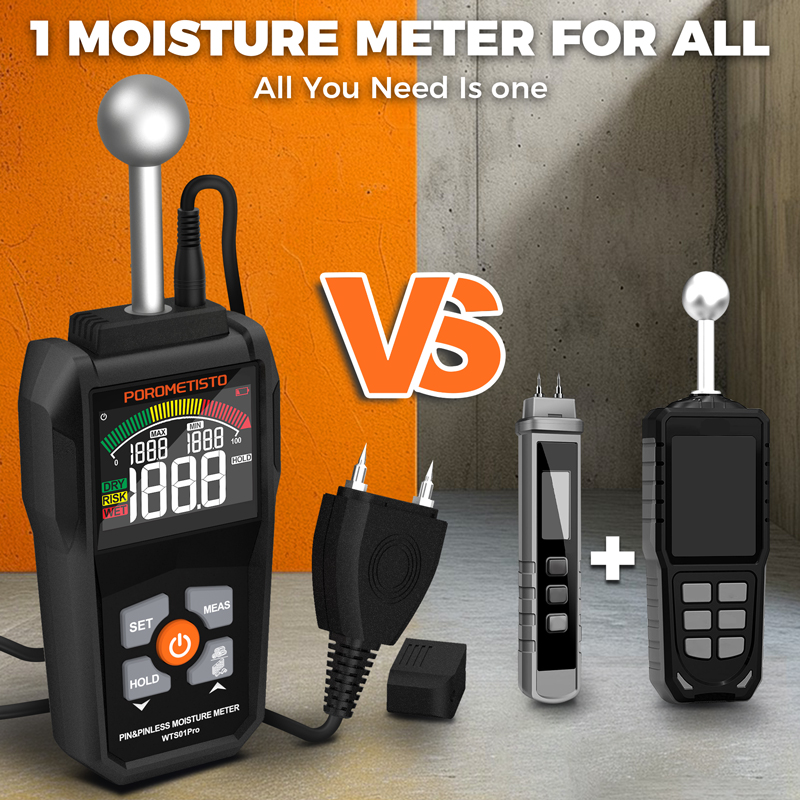 WTS01Pro كاشف الرطوبة جهاز اخت - مراجعة Moisture Meter Concrete Digital وسعره