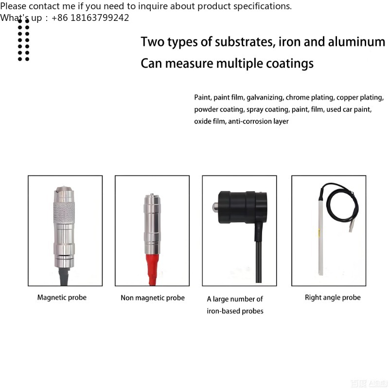 جهاز قياس سمك الطلاء المحمول ب - مراجعة Coating Thickness Gauge Magnetic Eddy وسعره