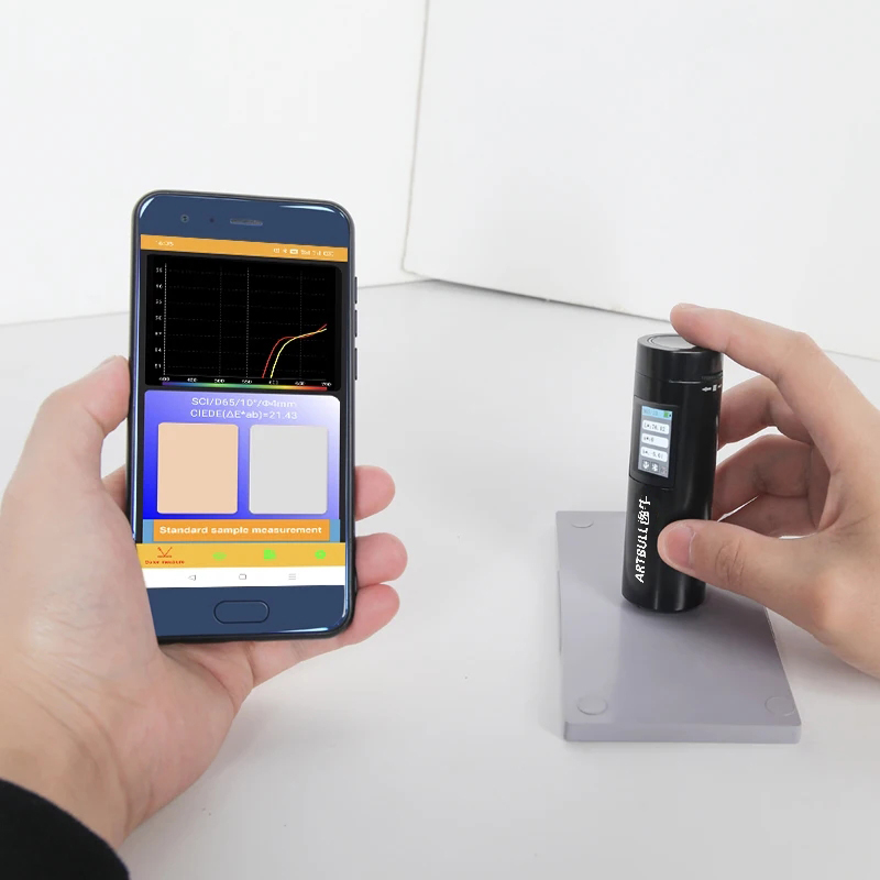 محمول تحليل الألوان متر ، مقيا - مراجعة Colorimeter Paint Color Meter وسعره