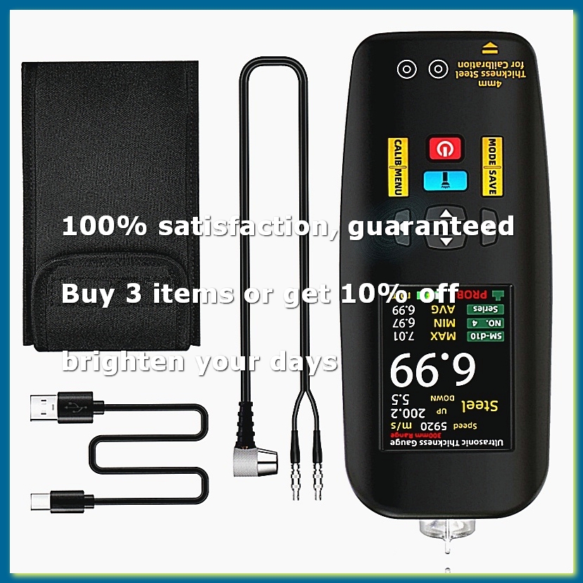 ● جهاز قياس السماكة بالموجات ف - مراجعة Ultrasonic Thickness Gauge Metal وسعره