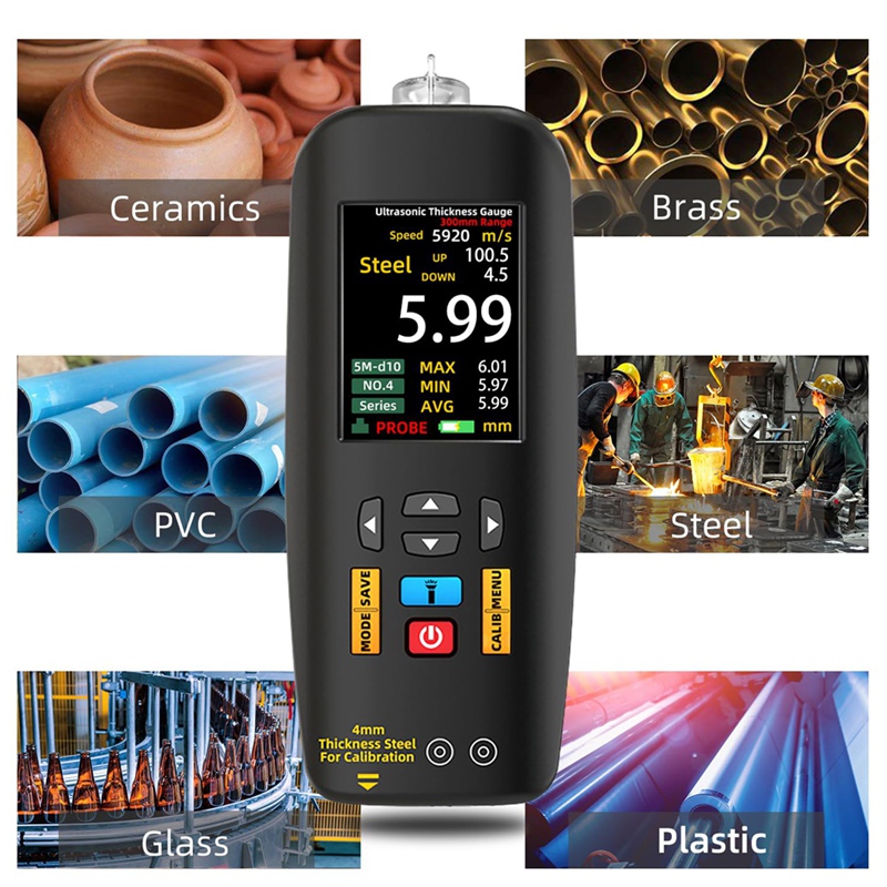 ● جهاز قياس السماكة بالموجات ف - مراجعة Ultrasonic Thickness Gauge Metal وسعره