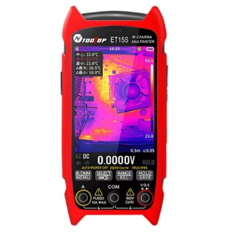 كاميرا التصوير الحراري الاحترا - مراجعة Thermal Camera Pcb 256X192 وسعره