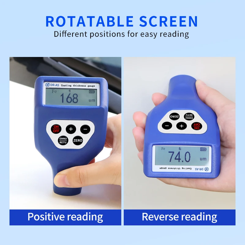 DR-A5 مقياس سمك طلاء البلاستيك - مراجعة Coating Thickness Gauge Digital وسعره