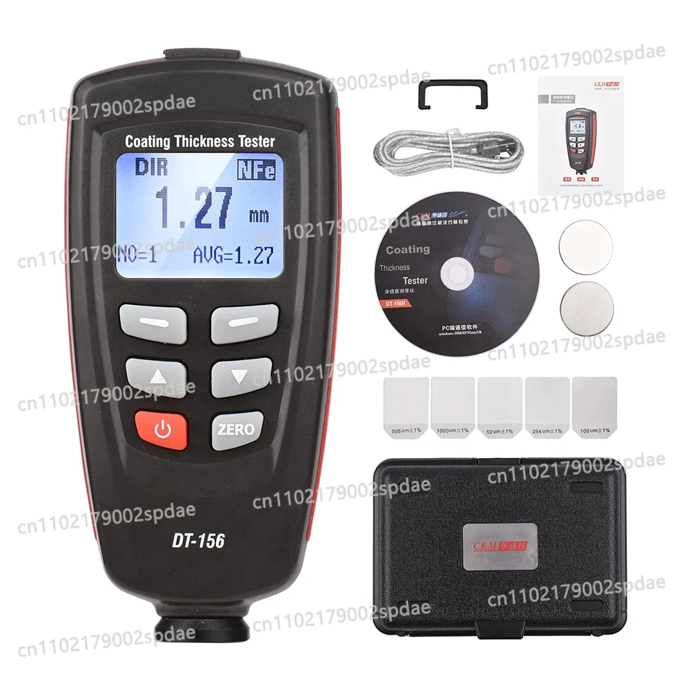 جهاز قياس سمك الطلاء بالتيار ا - مراجعة Coating Thickness Gauge Magnetic Eddy وسعره