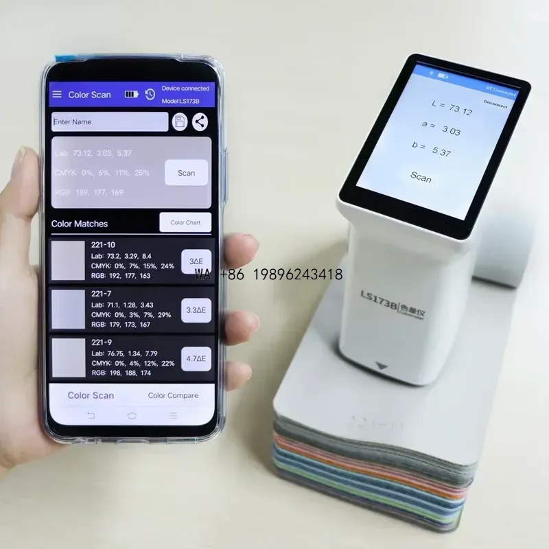 جهاز قياس لون الأقمشة Wmwmnu L - مراجعة Colorimeter Paint Color Meter وسعره