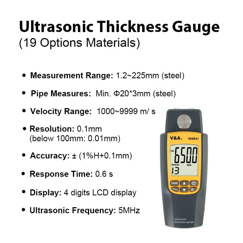 جهاز قياس السماكة الرقمي بالمو - مراجعة Ultrasonic Thickness Gauge Metal وسعره