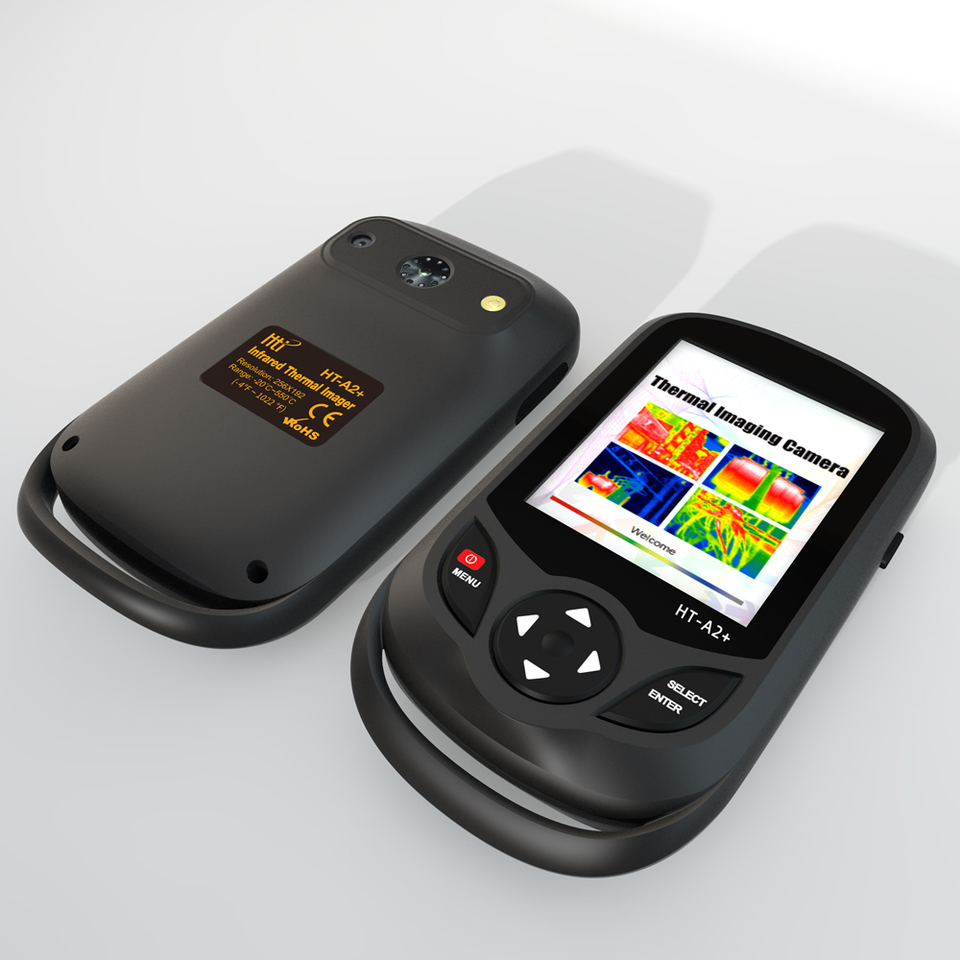 كاميرا حرارية HTI HT-A2+ بدقة  - مراجعة Thermal Camera Pcb 256X192 وسعره