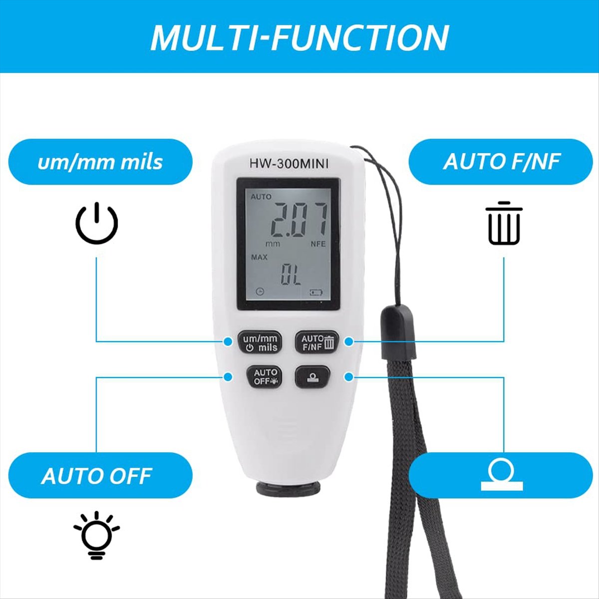 [عرض سنوي] جهاز قياس سماكة طلا - مراجعة Coating Thickness Gauge Digital وسعره