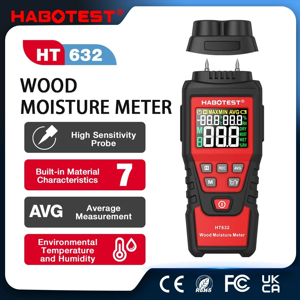 جهاز قياس الرطوبة الرقمي HABOT - مراجعة Moisture Meter Concrete Digital وسعره