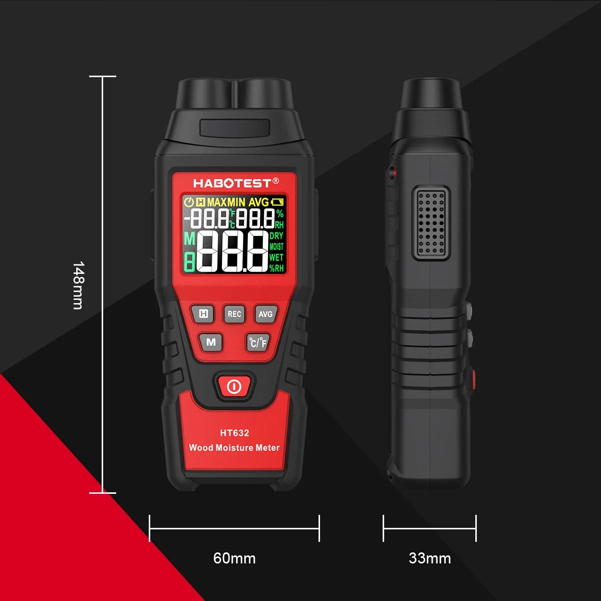جهاز قياس الرطوبة الرقمي HABOT - مراجعة Moisture Meter Concrete Digital وسعره
