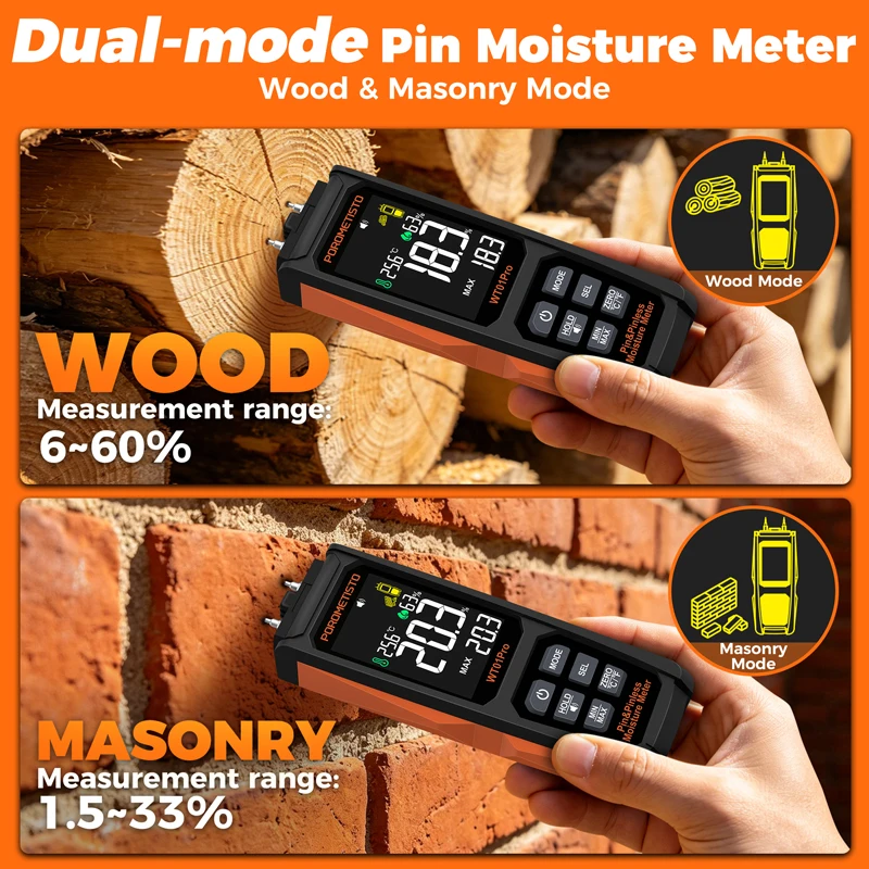 جهاز قياس رطوبة الخشب الرقمي W - مراجعة Moisture Meter Concrete Digital وسعره