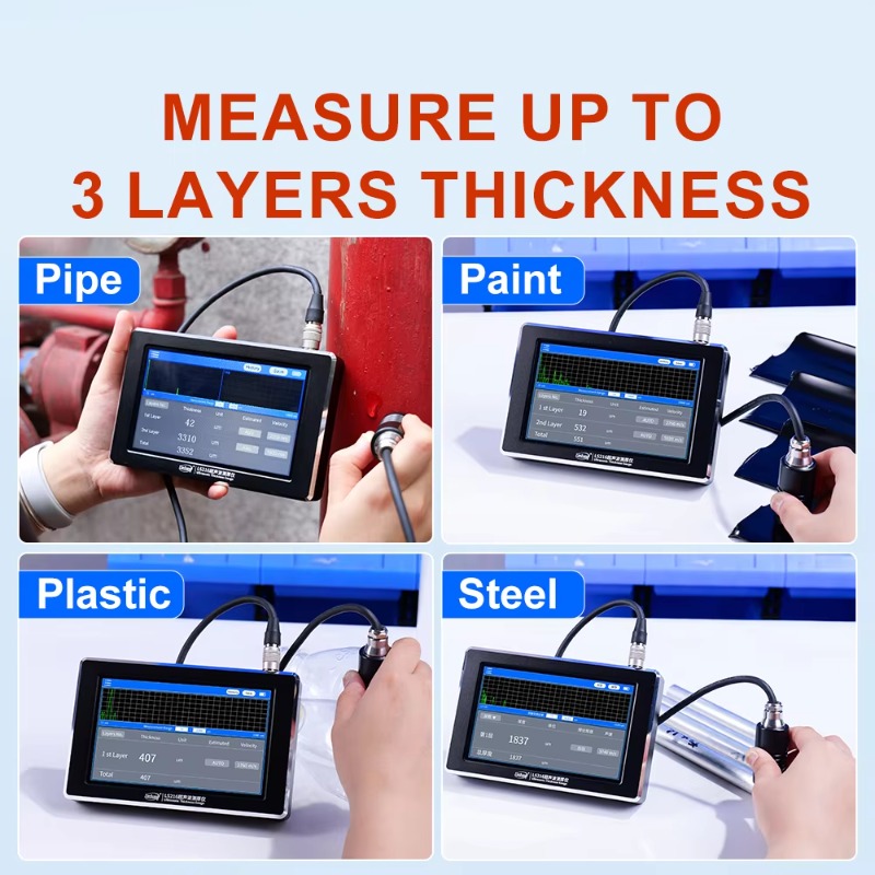 LS216: جهاز قياس سمك الطلاء ثل - مراجعة Ultrasonic Thickness Gauge Metal وسعره