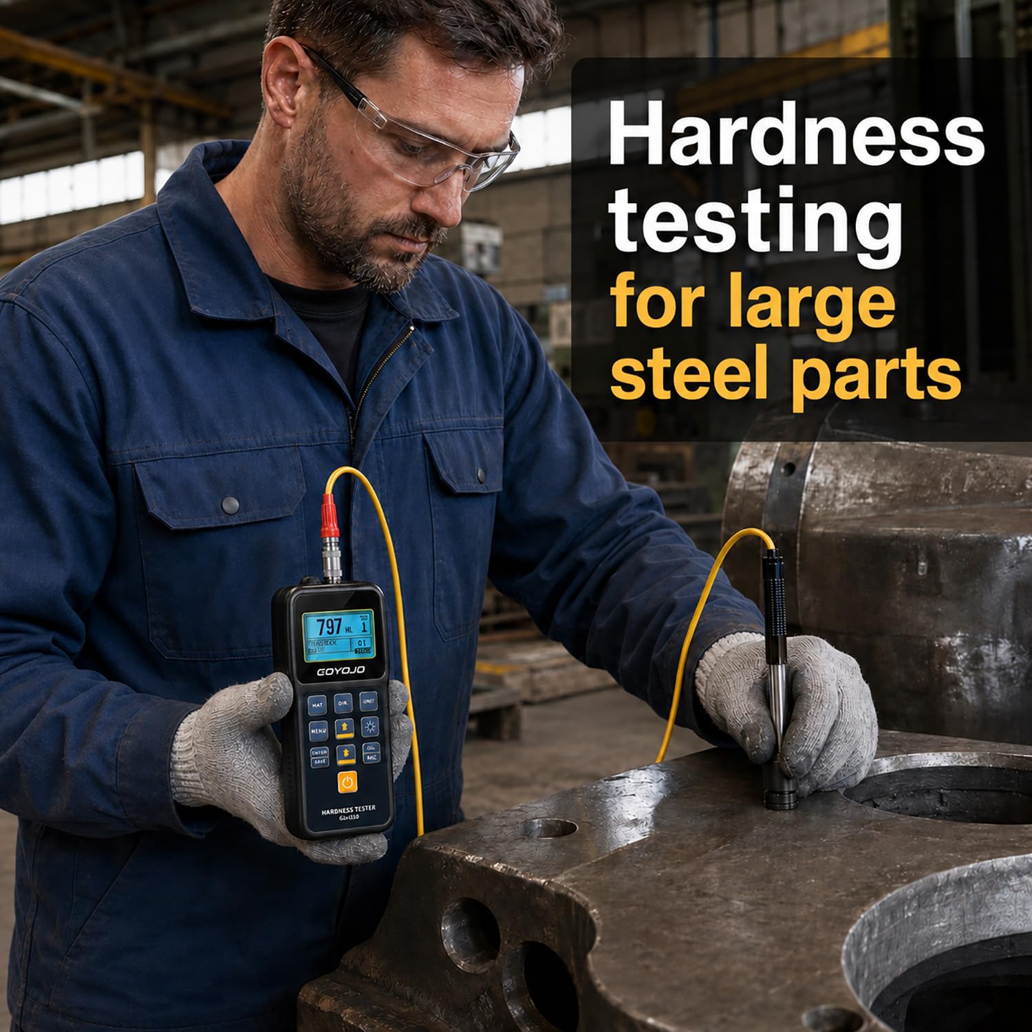 جهاز قياس صلابة ليب الرقمي الم - مراجعة Hardness Tester Leeb Portable وسعره
