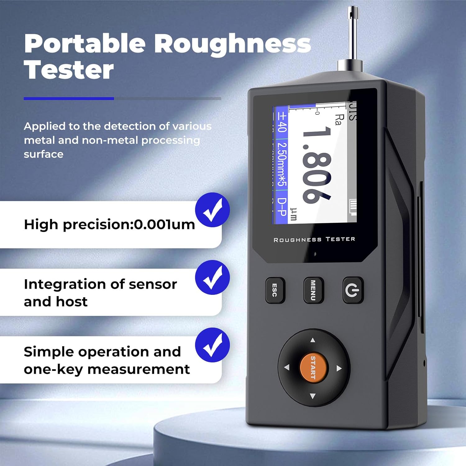 جهاز قياس خشونة السطح الرقمي م - مراجعة Surface Profilometer Roughness وسعره