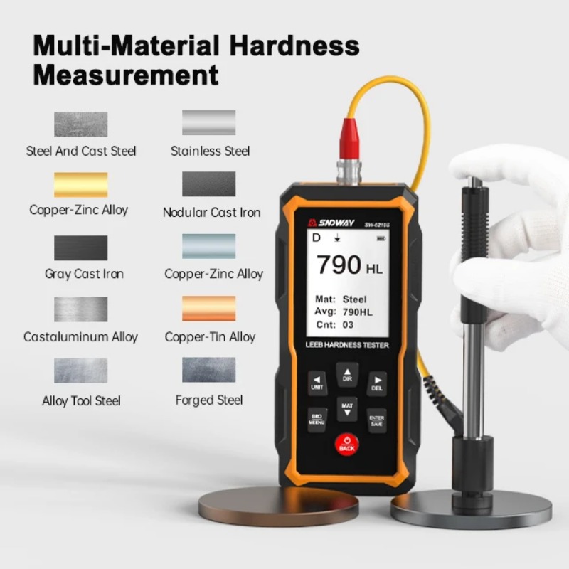 جهاز اختبار الصلابة المحمول Sn - مراجعة Hardness Tester Leeb Portable وسعره