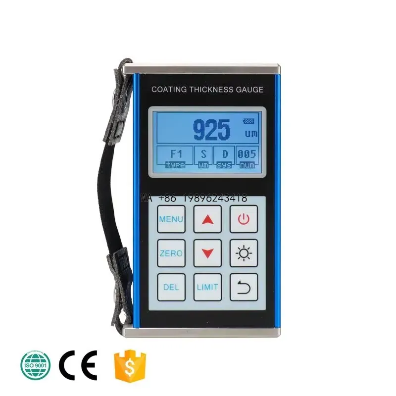 جهاز قياس سمك الطلاء المحمول ب - مراجعة Coating Thickness Gauge Magnetic Eddy وسعره