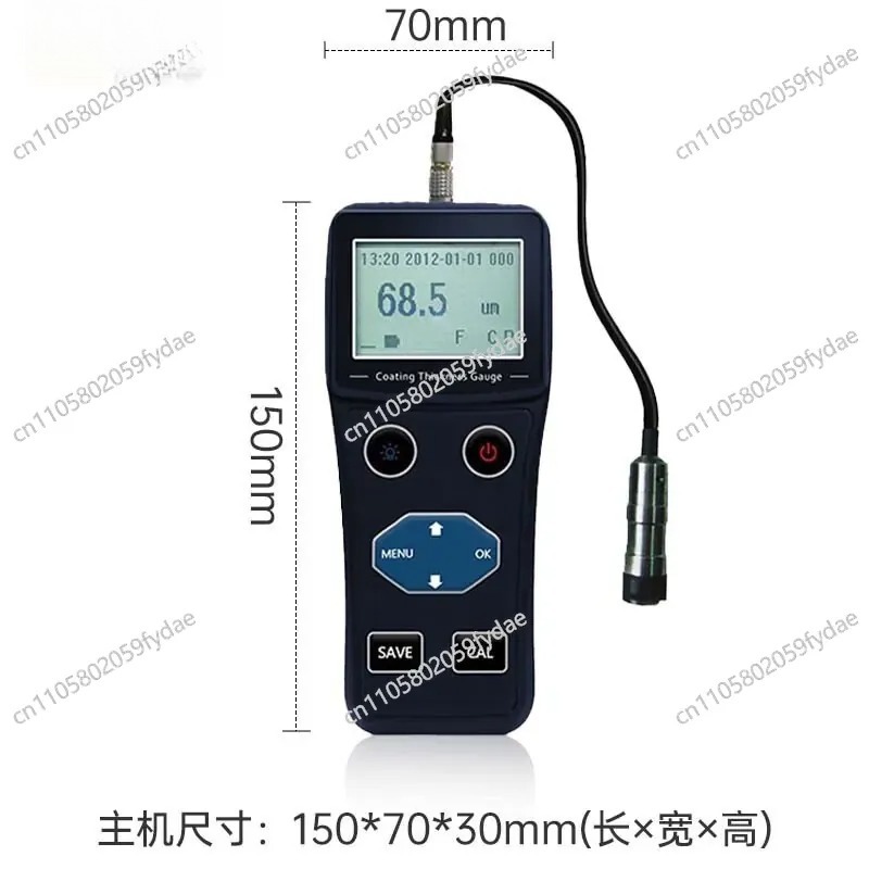 جهاز قياس سماكة الطلاء BT-CT5، - مراجعة Coating Thickness Gauge Magnetic Eddy وسعره