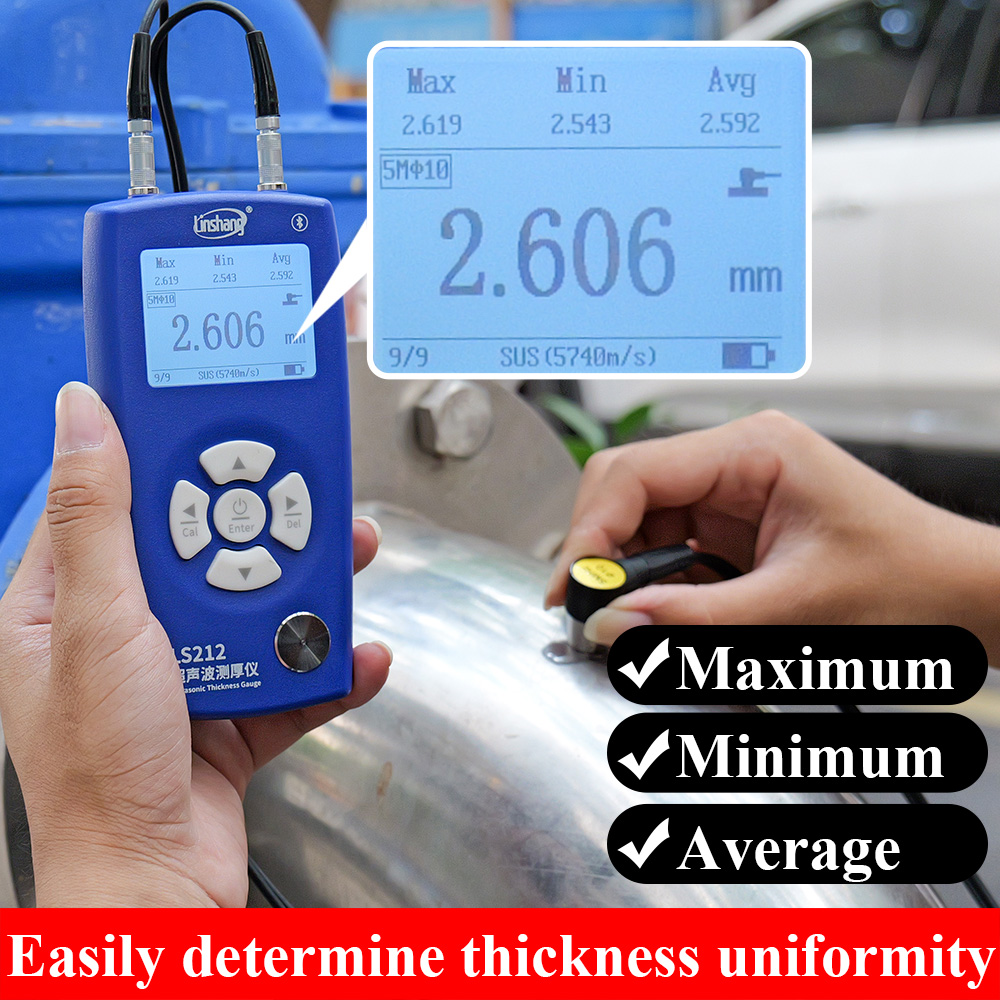 350 مللي متر 0.001 القرار قياس - مراجعة Coating Thickness Gauge Digital وسعره