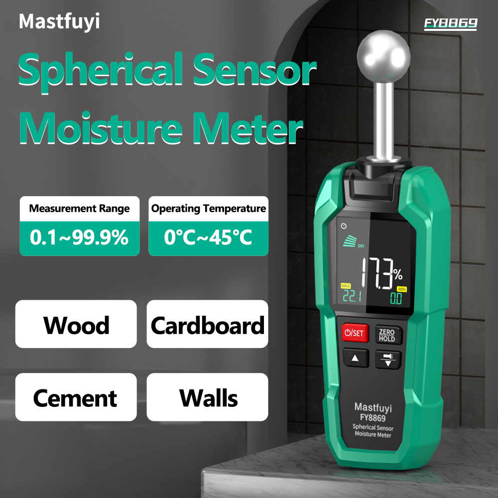 جهاز قياس الرطوبة MASTFUYI مست - مراجعة Moisture Meter Concrete Digital وسعره