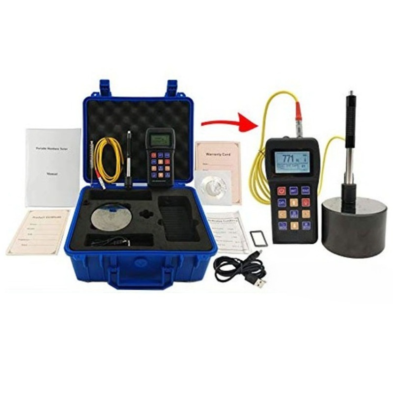 جهاز قياس صلابة المعادن الرقمي - مراجعة Hardness Tester Leeb Portable وسعره