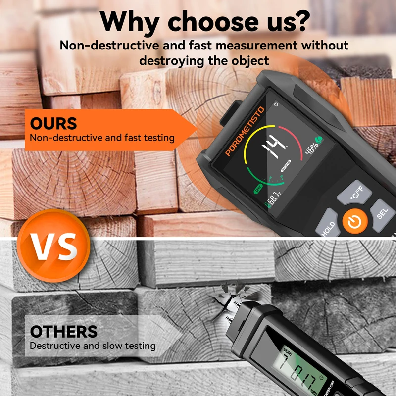 جهاز POROMETISTO WT01 الرقمي ل - مراجعة Moisture Meter Concrete Digital وسعره