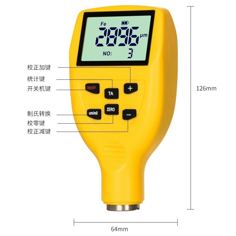 جهاز قياس سمك الطلاء المقاوم ل - مراجعة Coating Thickness Gauge Digital وسعره