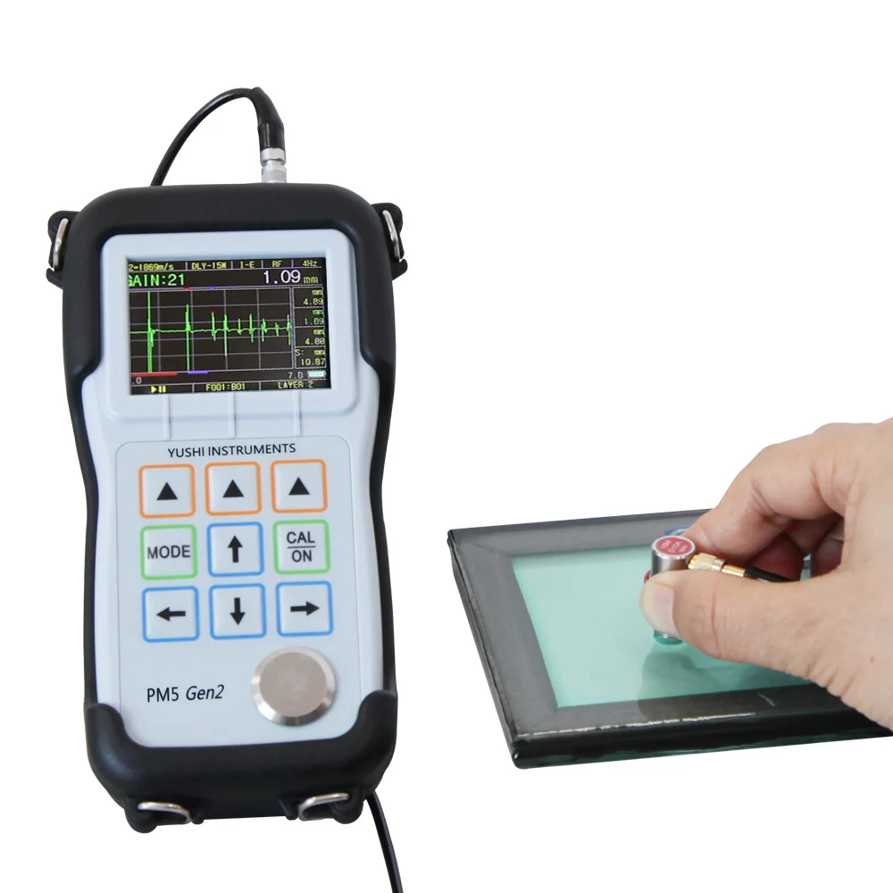 2025 منتجات ممتازة 0.001 مم من - مراجعة Ultrasonic Thickness Gauge Metal وسعره