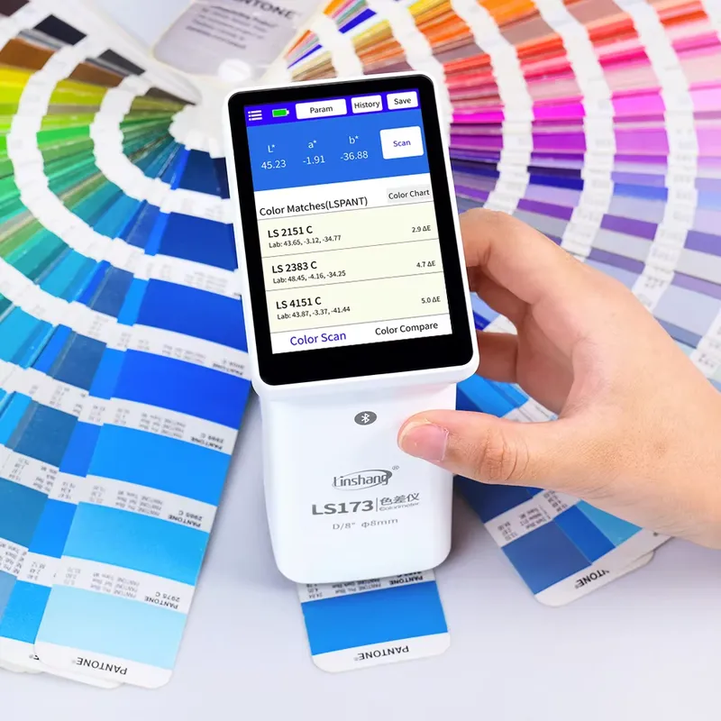 جهاز قياس الألوان الرقمي المحم - مراجعة Colorimeter Paint Color Meter وسعره