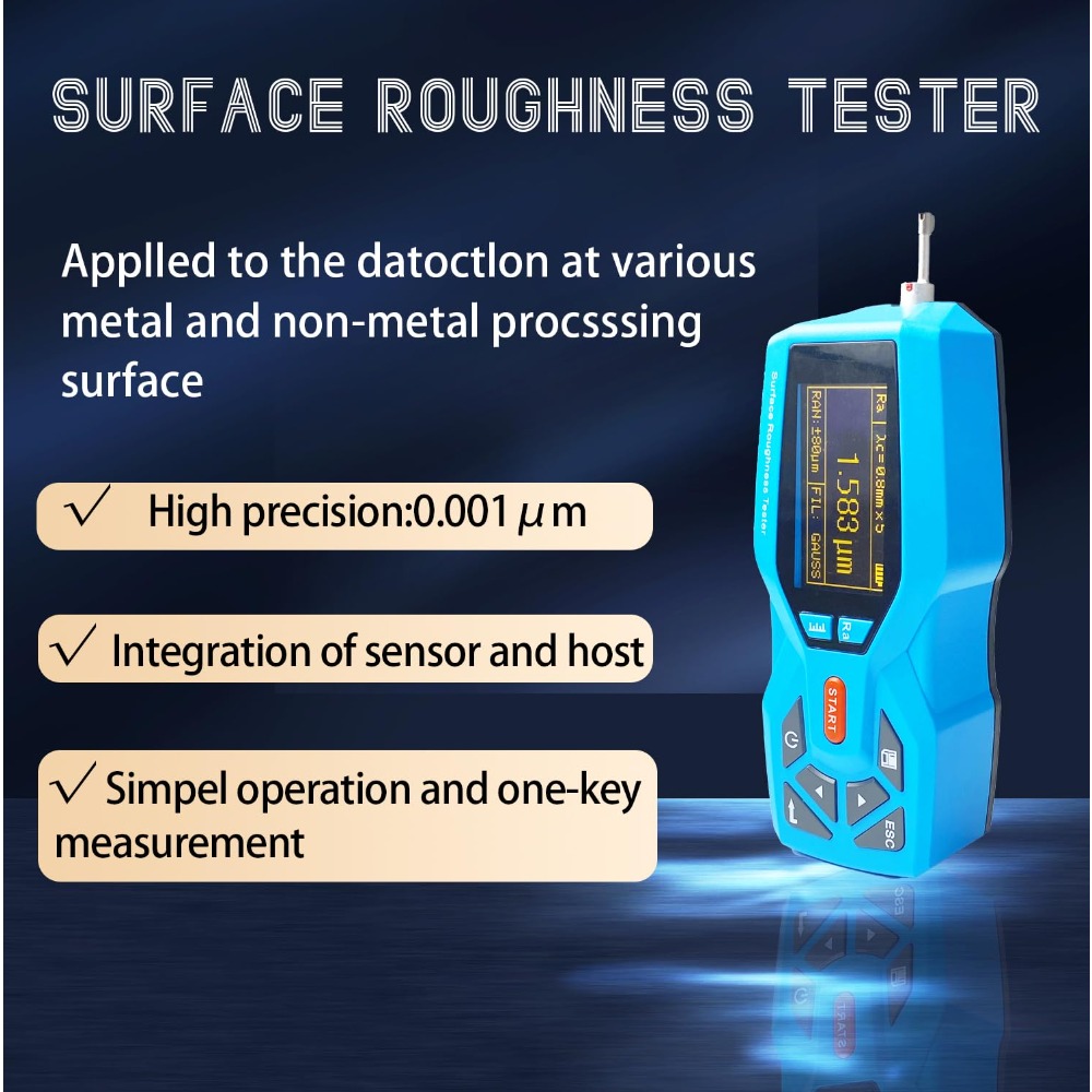 جهاز قياس خشونة السطح المحمول  - مراجعة Surface Profilometer Roughness وسعره