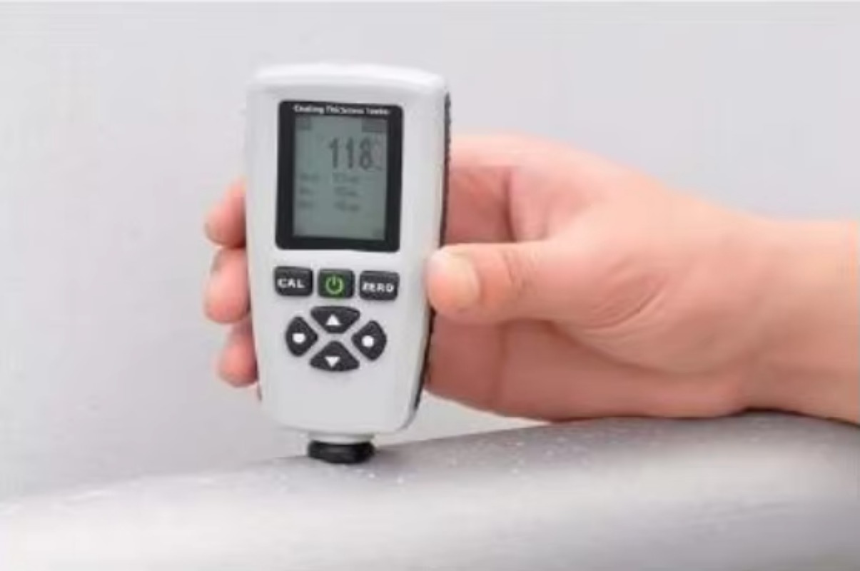 الحث المغناطيسي الفردي والمستم - مراجعة Coating Thickness Gauge Magnetic Eddy وسعره