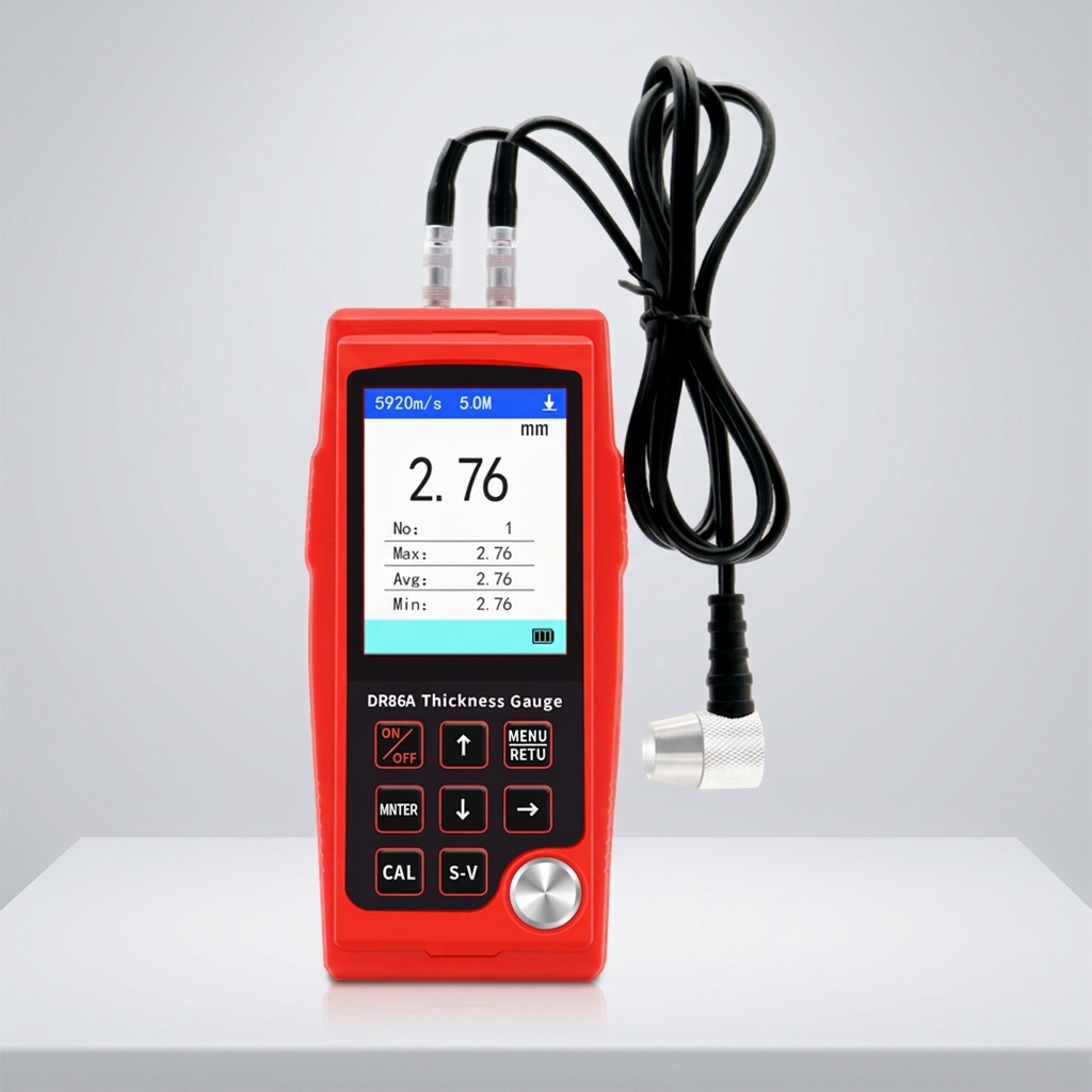 جهاز قياس السماكة بالموجات فوق - مراجعة Ultrasonic Thickness Gauge Metal وسعره