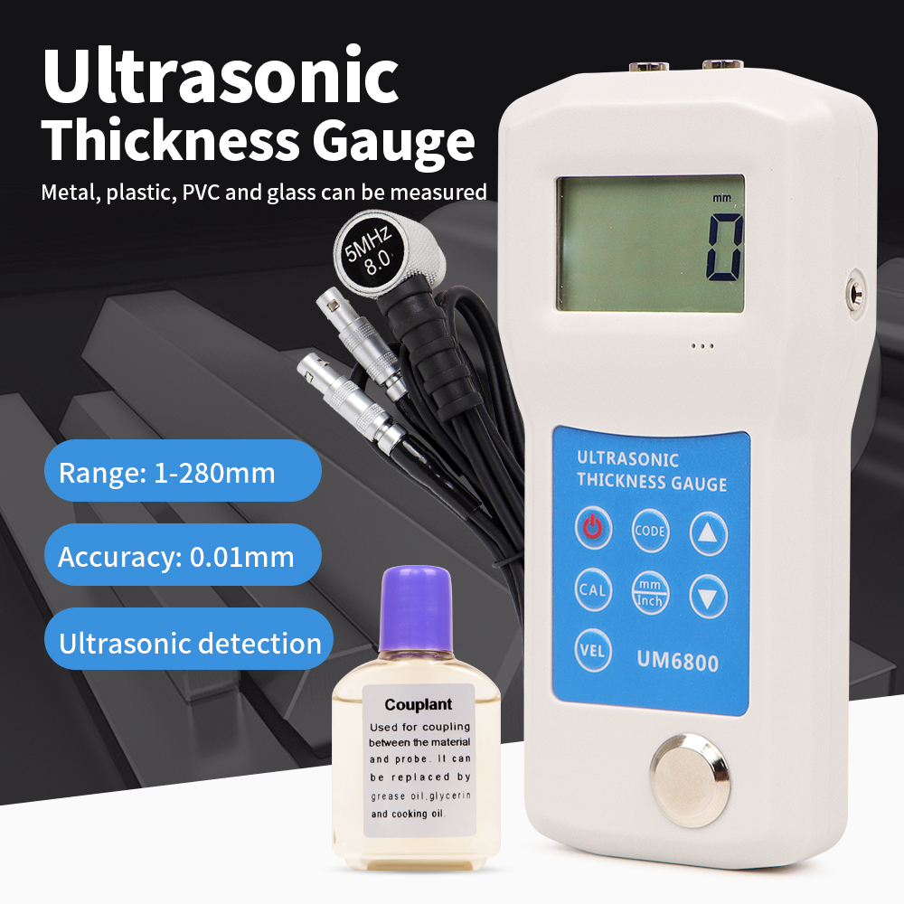 جهاز قياس السماكة بالموجات فوق - مراجعة Ultrasonic Thickness Gauge Metal وسعره