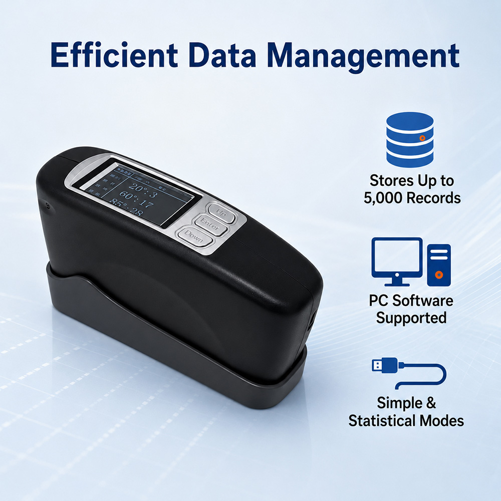 جهاز قياس اللمعان الرقمي CHNSp - مراجعة Gloss Meter Digital 0-200Gu وسعره